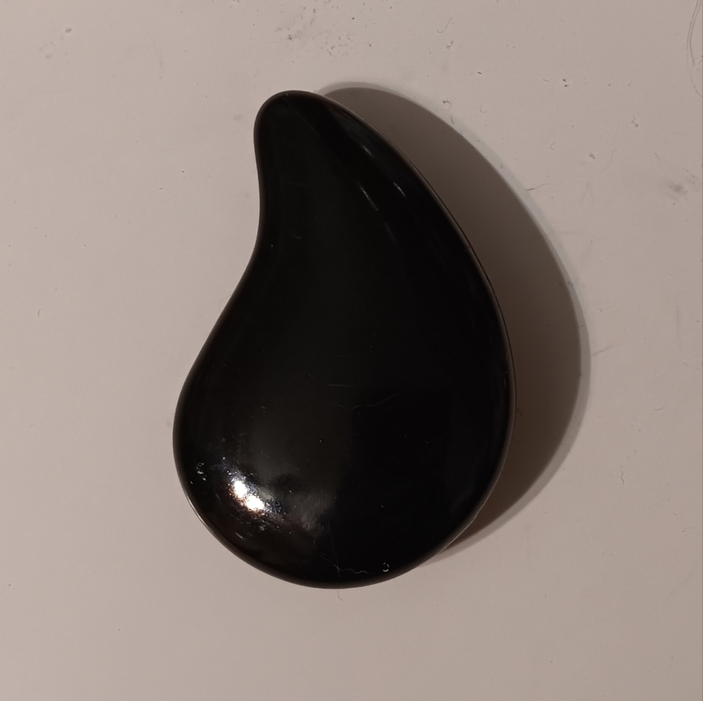 Vintage Large Lucite Brooch Comma Pin